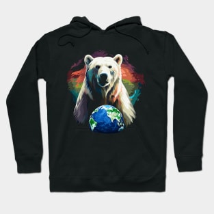 Polar Bear Earth Day Hoodie